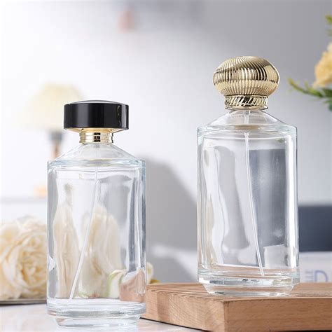 china crimp perfume glass bottle